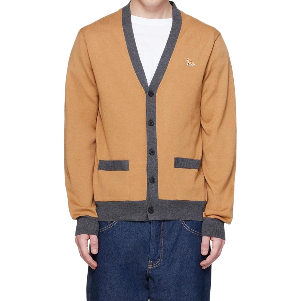 Мужской свитер Maison Kitsune (желтый) — фото 6