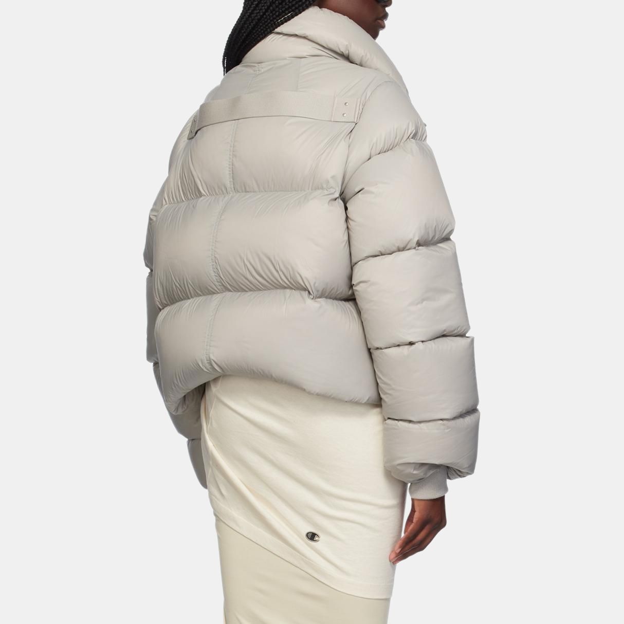 Женская куртка RICK OWENS (жемчужная) — фото 2