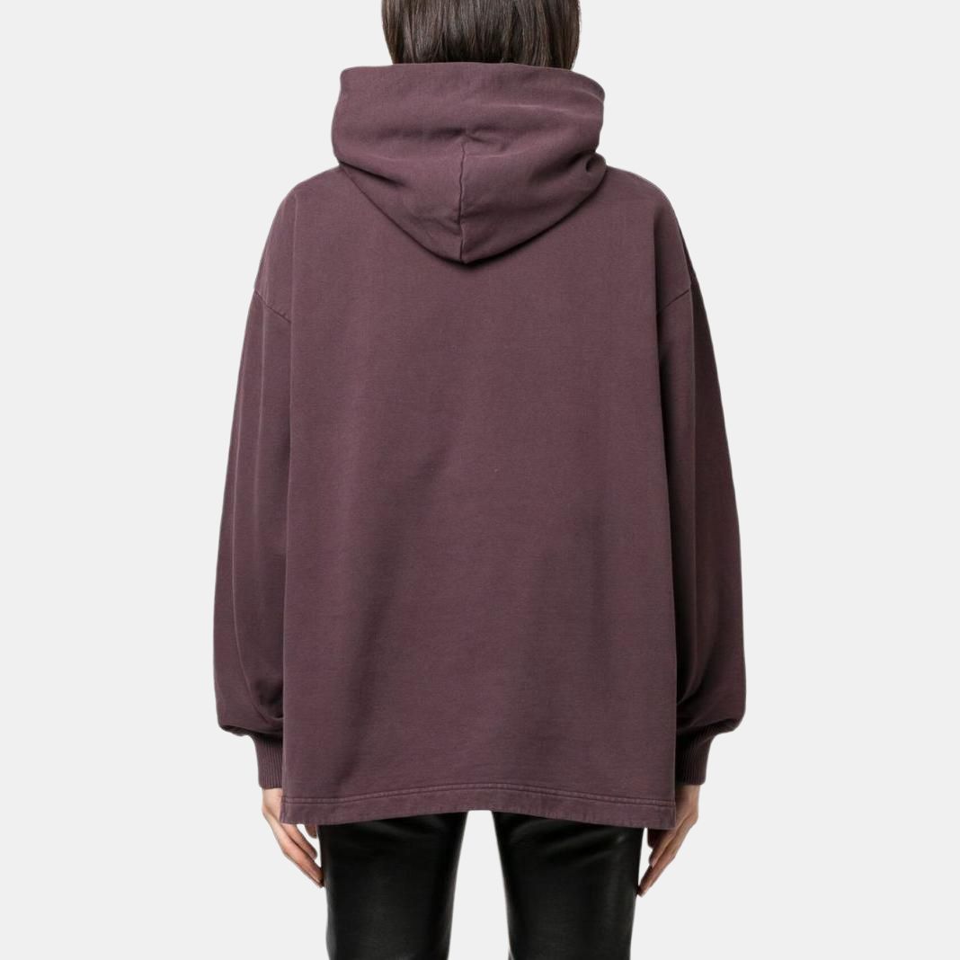 Женское худи Acne Studios (фиолетовое) — фото 2
