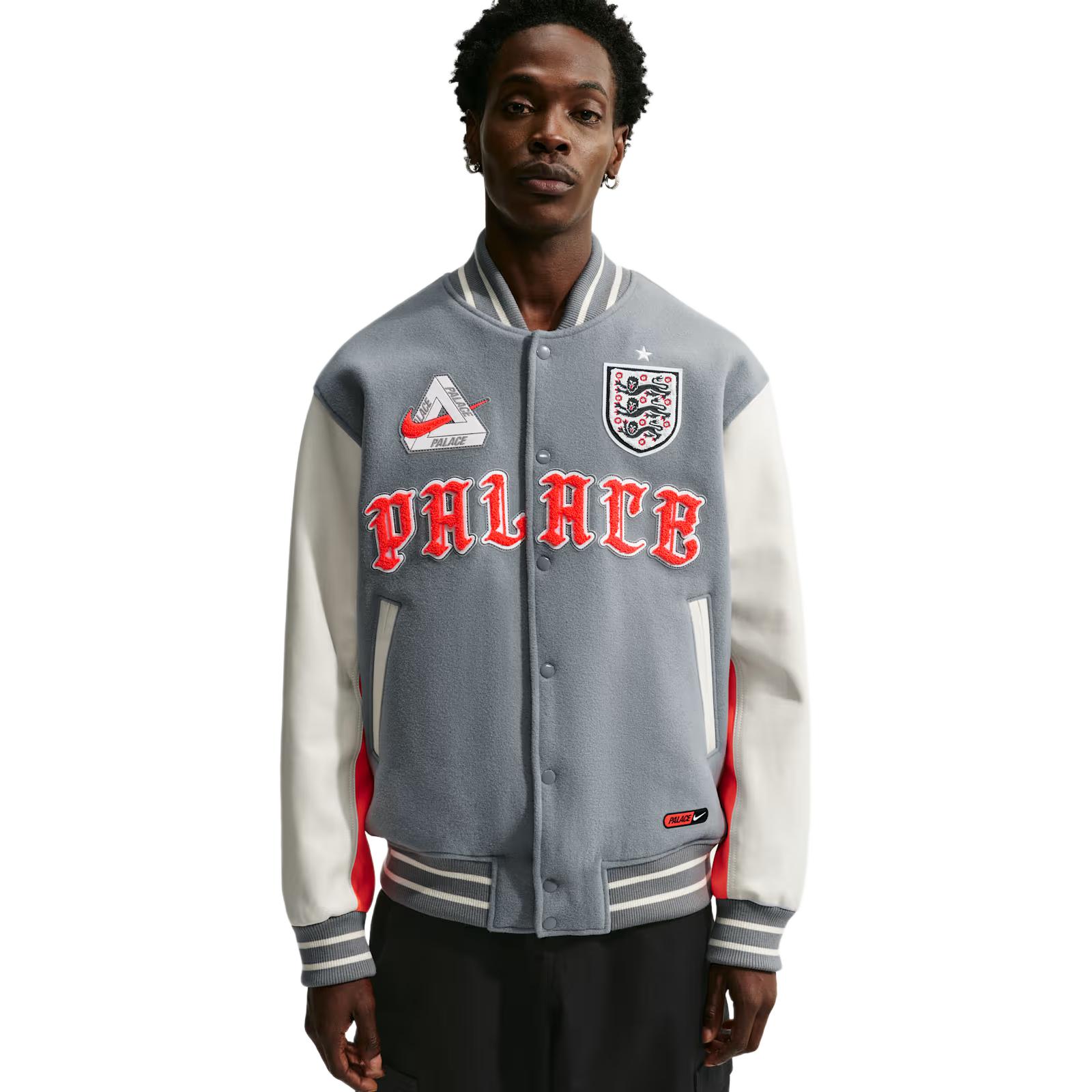 Куртка PALACE × Nike × England SS26 (серая) — фото 4