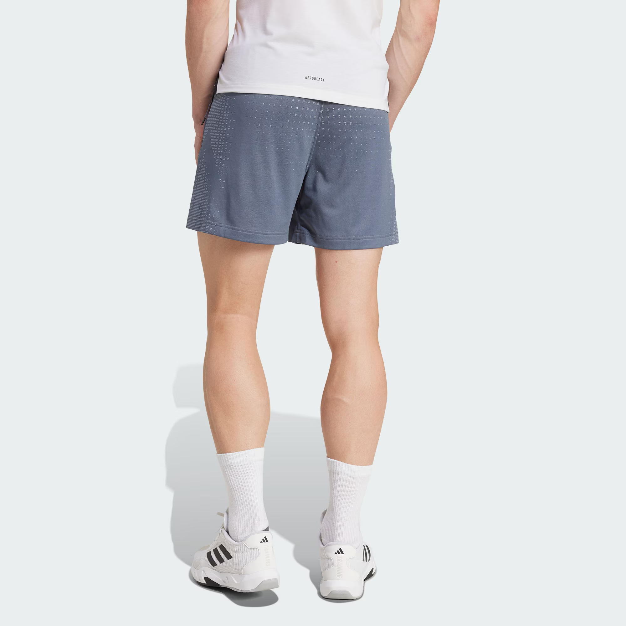 Adidas AirchillClimacool Sports Shorts Men’s Asphalt Gray/Light Silver Gray