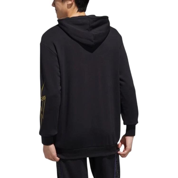 Мужское худи adidas neo M PKMN Pikachu Hoodie (черное) — фото 4