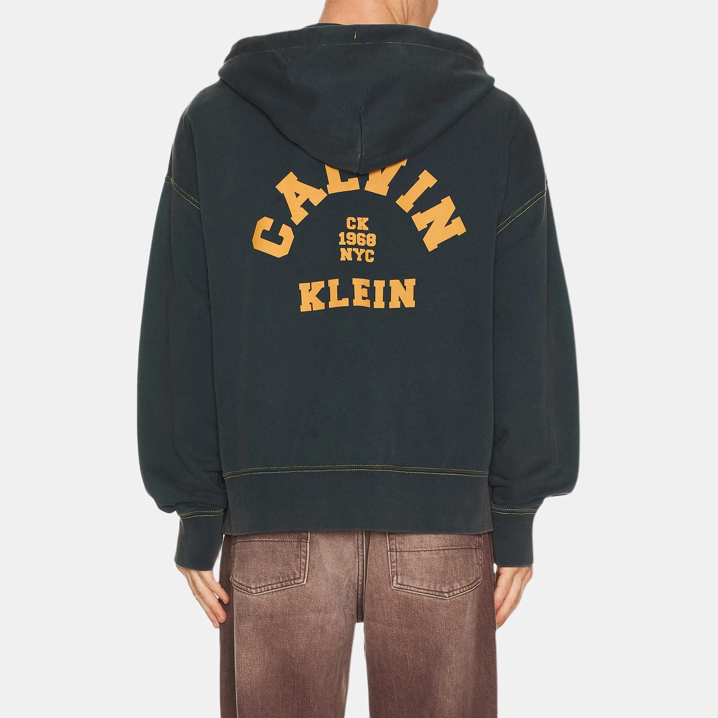 Мужская толстовка CALVIN KLEIN Logo (синий) — фото 3