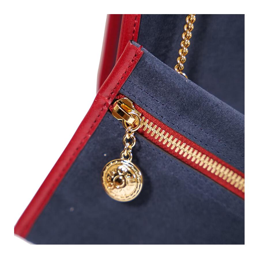 Женская сумка-тот Gucci Tiger Logo (сине-красная) — фото 6