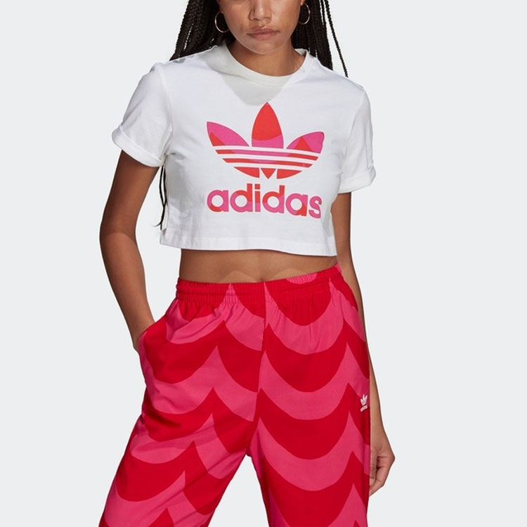 Женская футболка adidas originals Logo T (белая) — фото 2