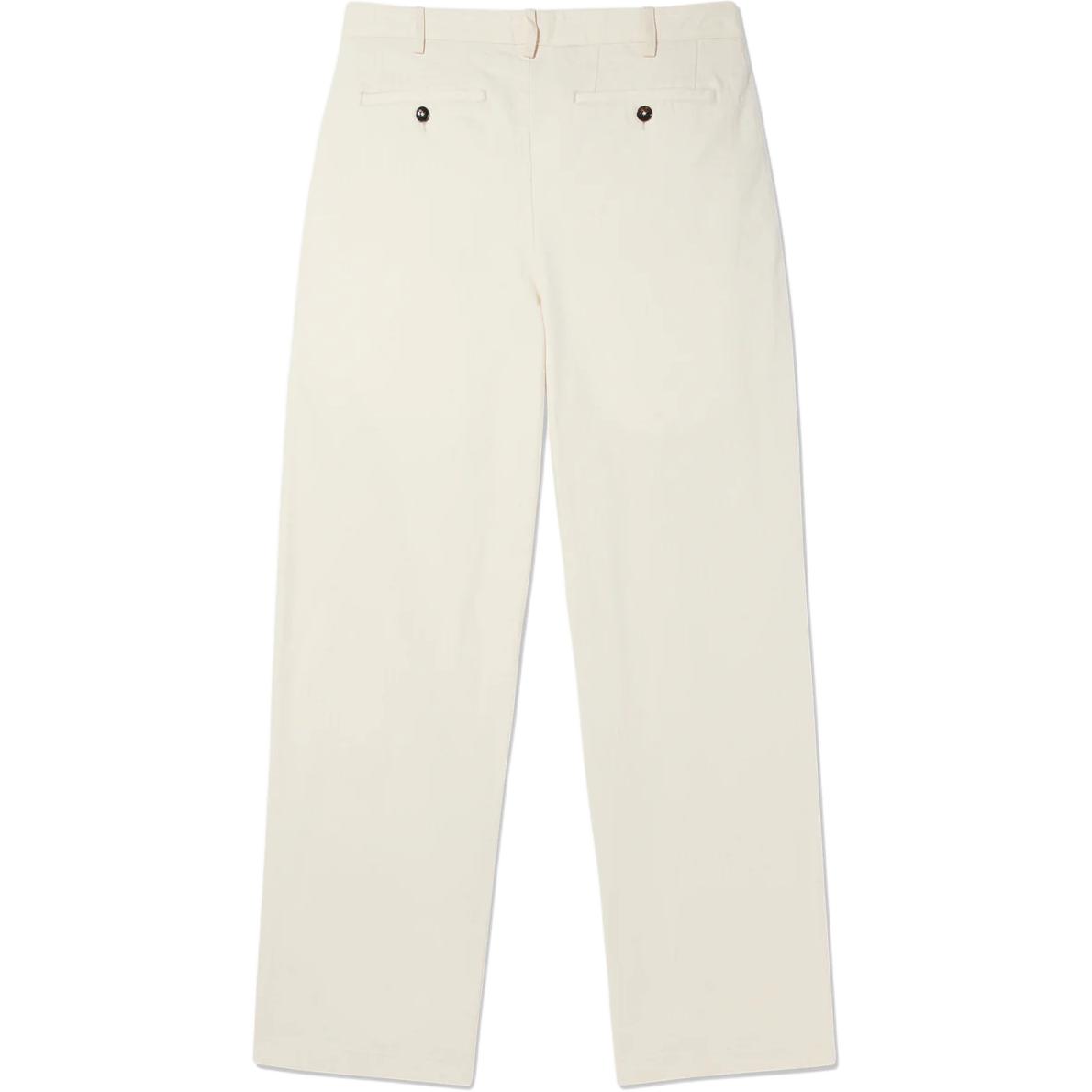 Штаны NOAH Double Pleat Herringbone Trouser (серые) — Синий — фото 7