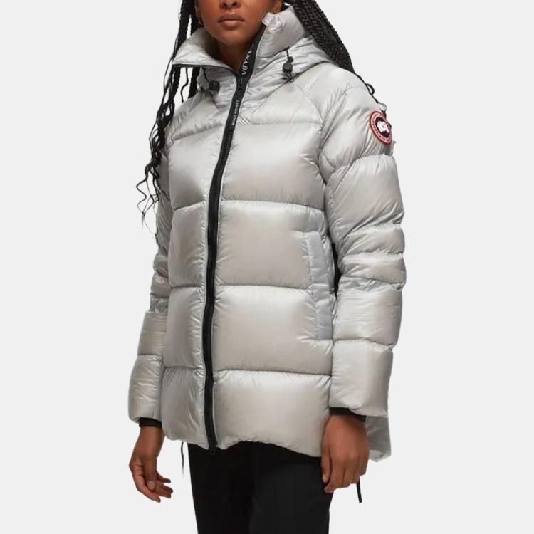 Женская куртка Canada Goose Cypress FW21 (серебристый) — фото 2