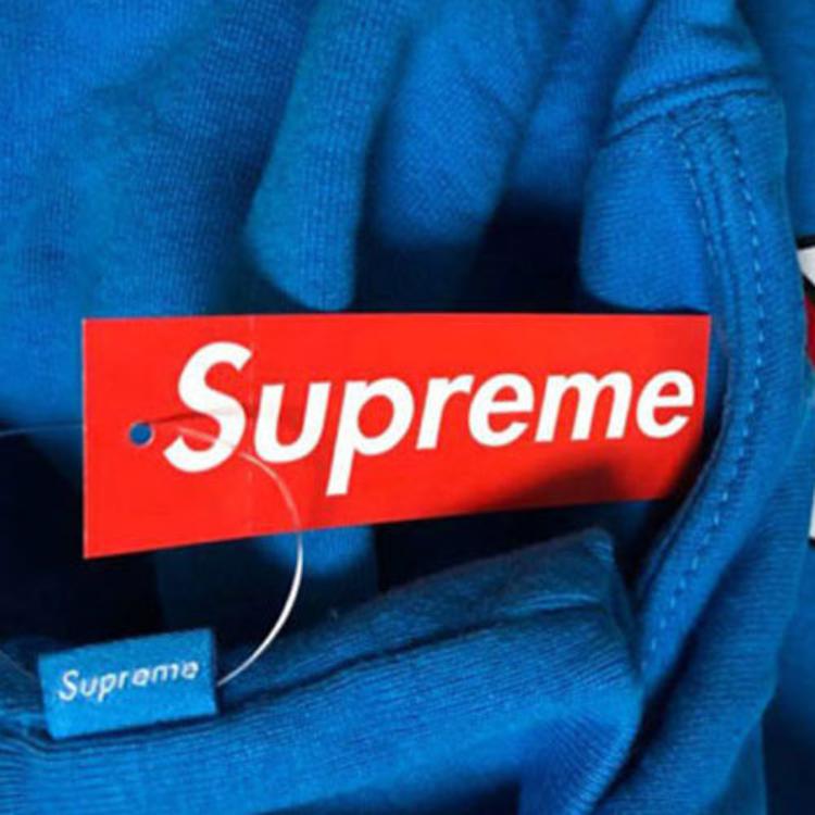 Худи Supreme FW18 Cat in the Hat Hooded Sweatshirt Bright Royal (синее) — фото 2