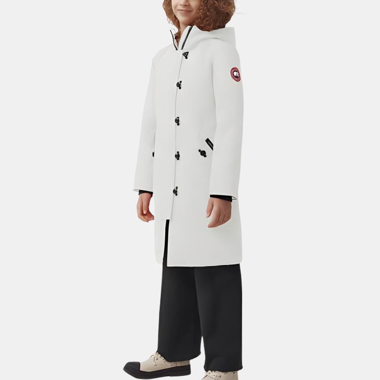 Пуховик Canada Goose (белый) — фото 4