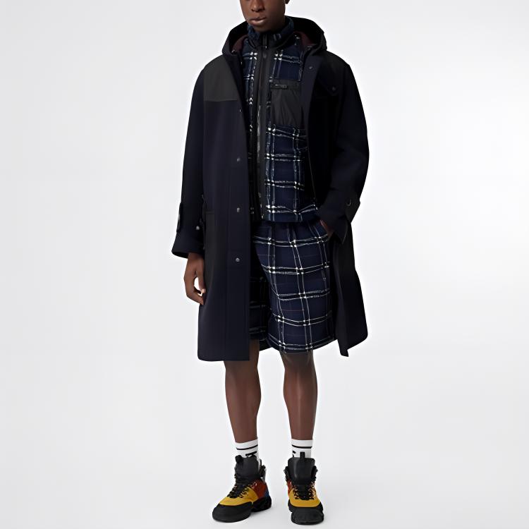 Мужская куртка Burberry (синяя) — фото 3