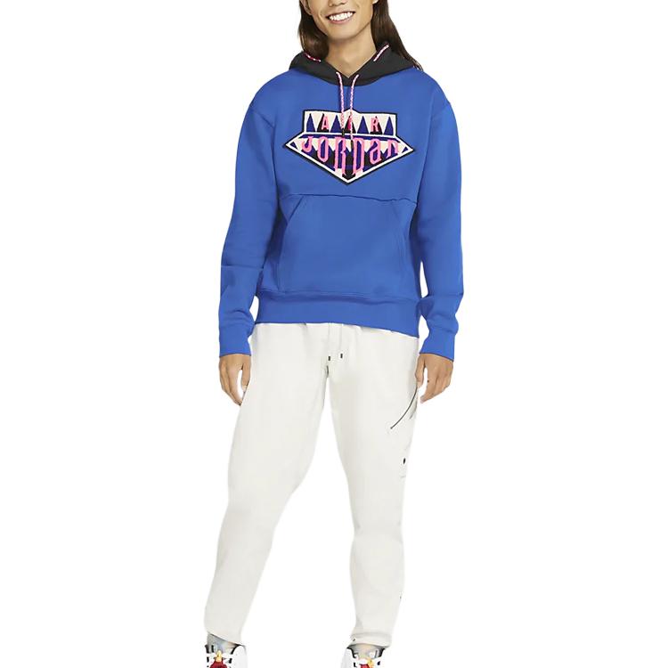 Мужское худи Jordan Sport DNA Hoodie (синее) — фото 3