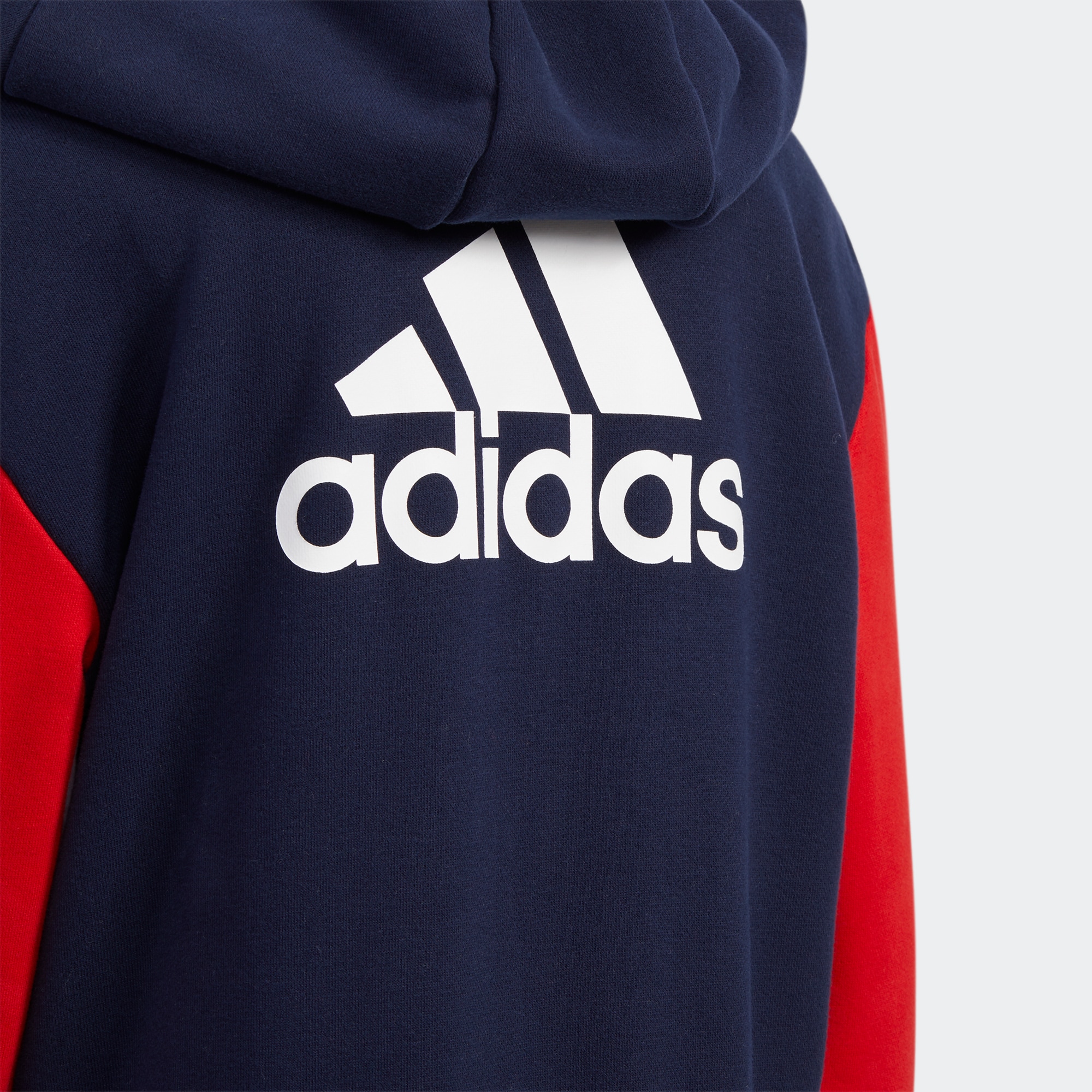 Детская куртка adidas (красно-синяя) — фото 3