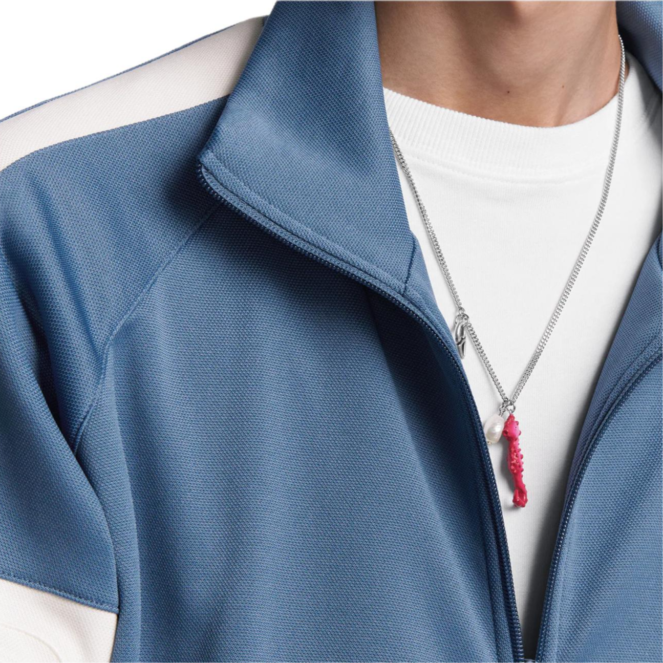 Мужская куртка Dior Jacket (синяя) — фото 8