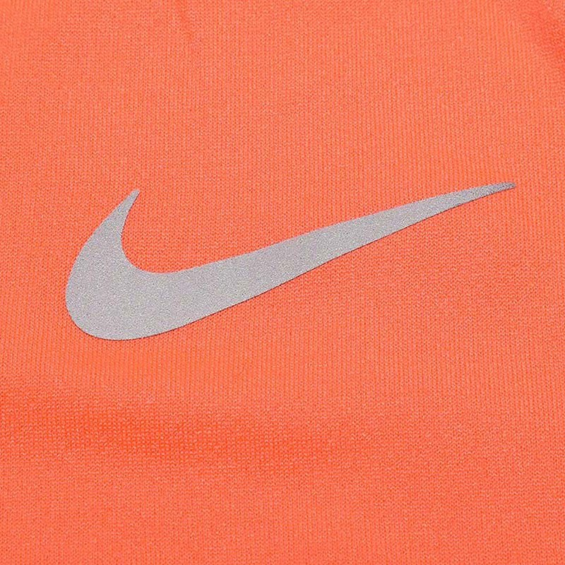 Женская футболка Nike AS W NK DF PACER Crew T (оранжевая) — фото 3