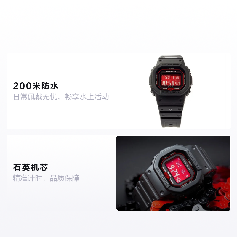 Часы G-SHOCK (красные) — фото 2