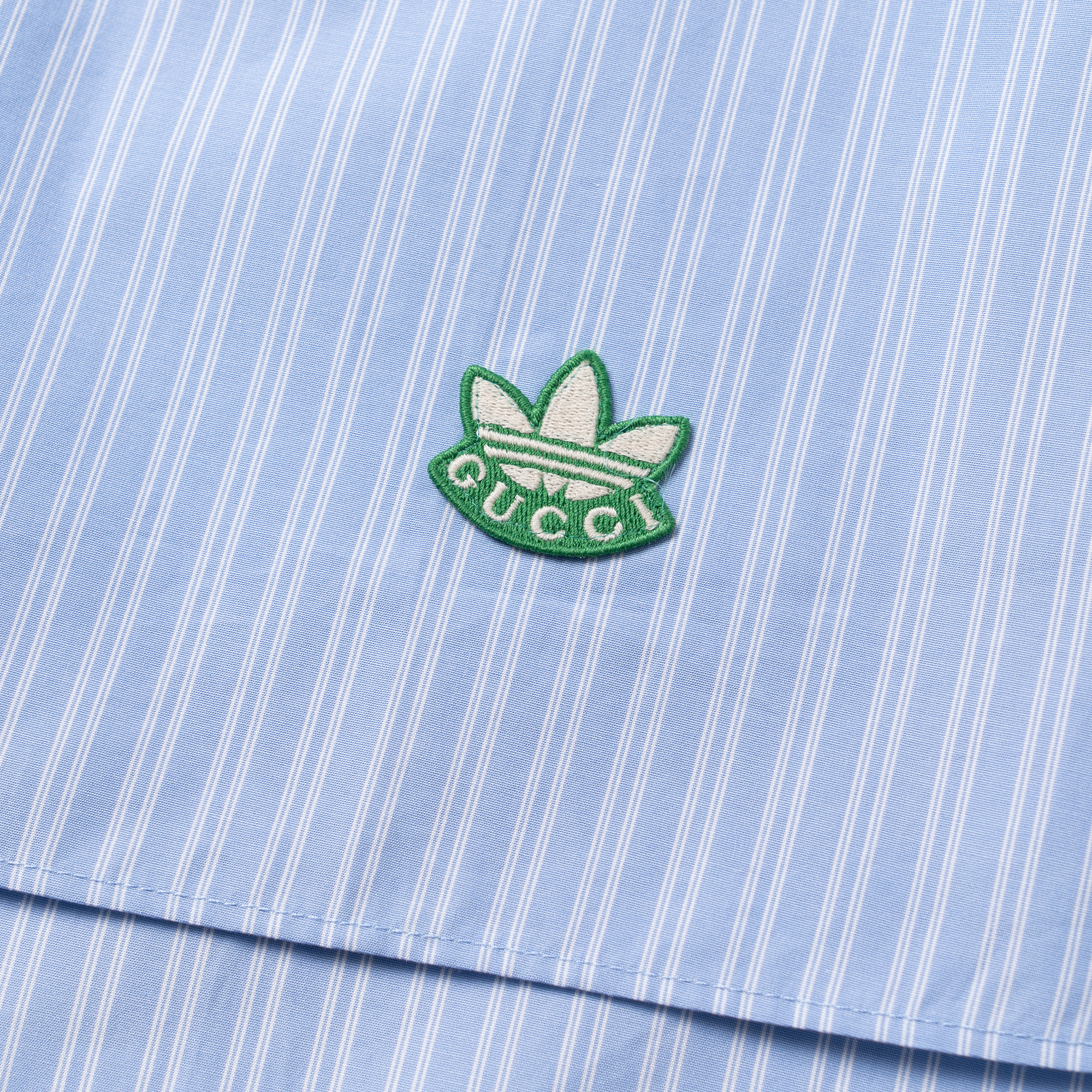 Мужская рубашка Gucci (синяя) — фото 6
