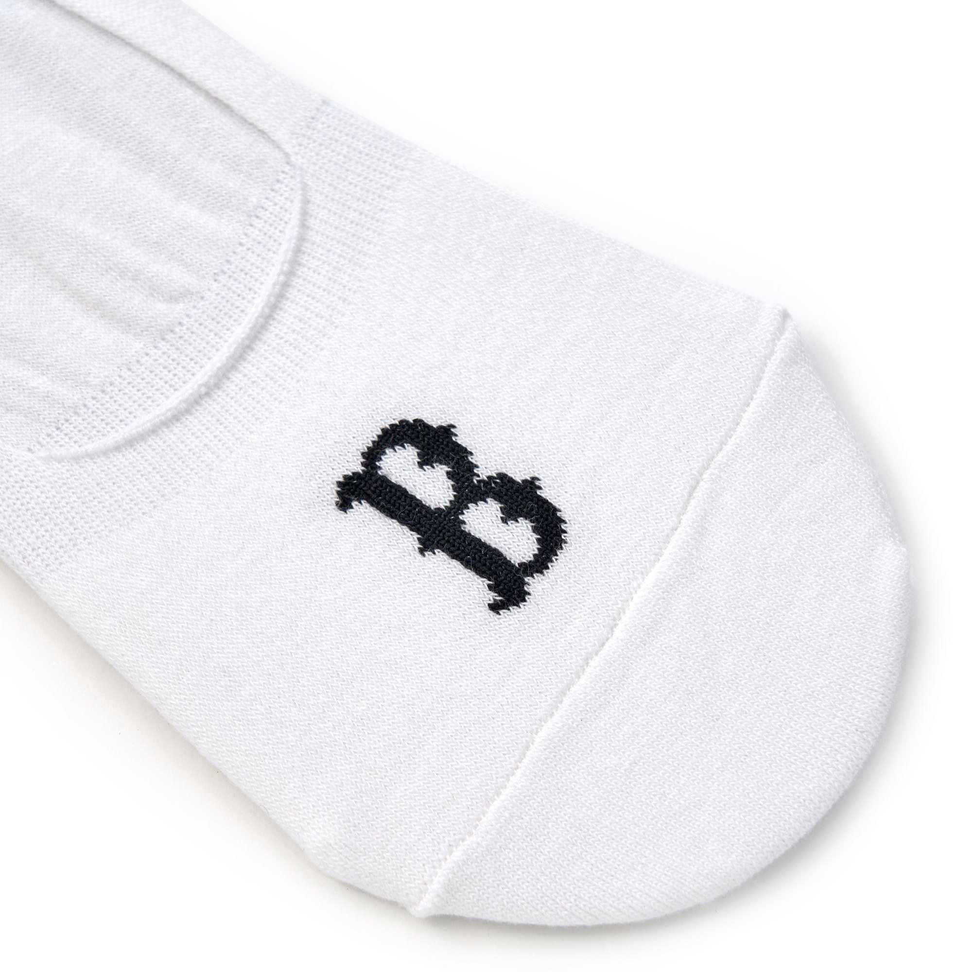 MLB No Show Socks Unisex 3 Pack White