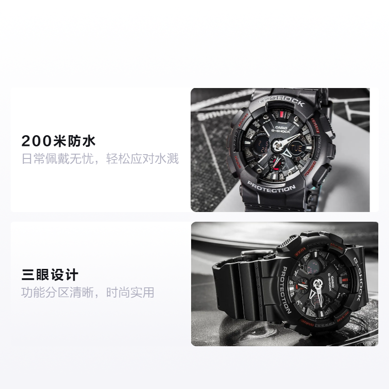Часы G-SHOCK (черные) — фото 2