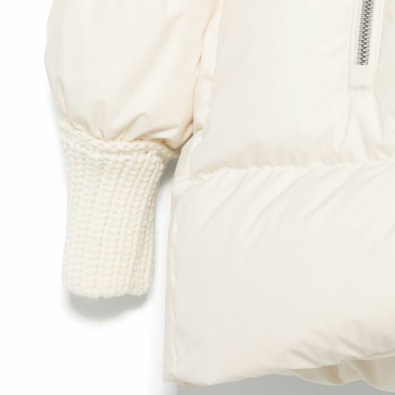 Куртка Moncler J29541A0008754A81041 (кремовая) — фото 3