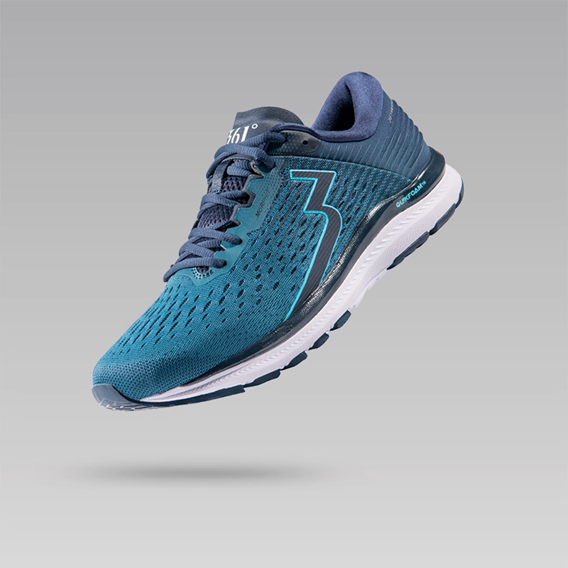 361° MERAKI 4 Cushioning Breathable Low top Running Shoes Men’s Blue
