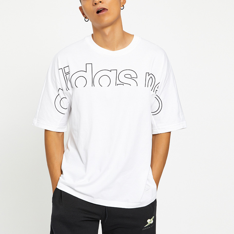 Мужская футболка adidas neo M Brlv Tee2 (белая) — фото 5