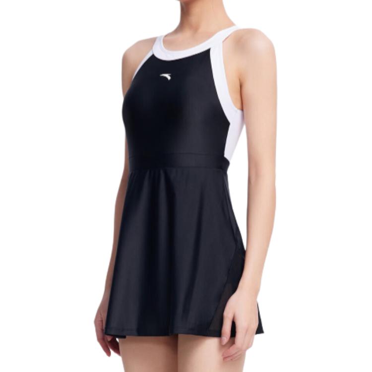 Anta Swim Dresses & Skirts Women’s Basic Black/Pure White