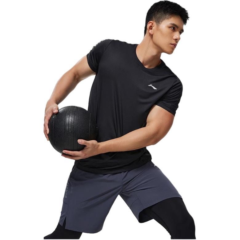 Li Ning Fitness Series Sports Shorts Men’s Ebony Black