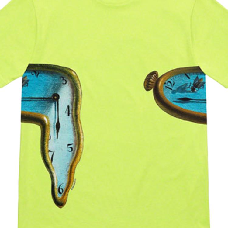 Футболка Supreme SS19 The Persistence of Memory Tee (салатовая) — фото 3