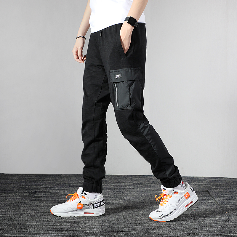 Мужские штаны Nike Sportswear (черные) — фото 6