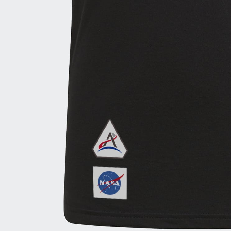 Мужская футболка adidas NASA (черная) — фото 6