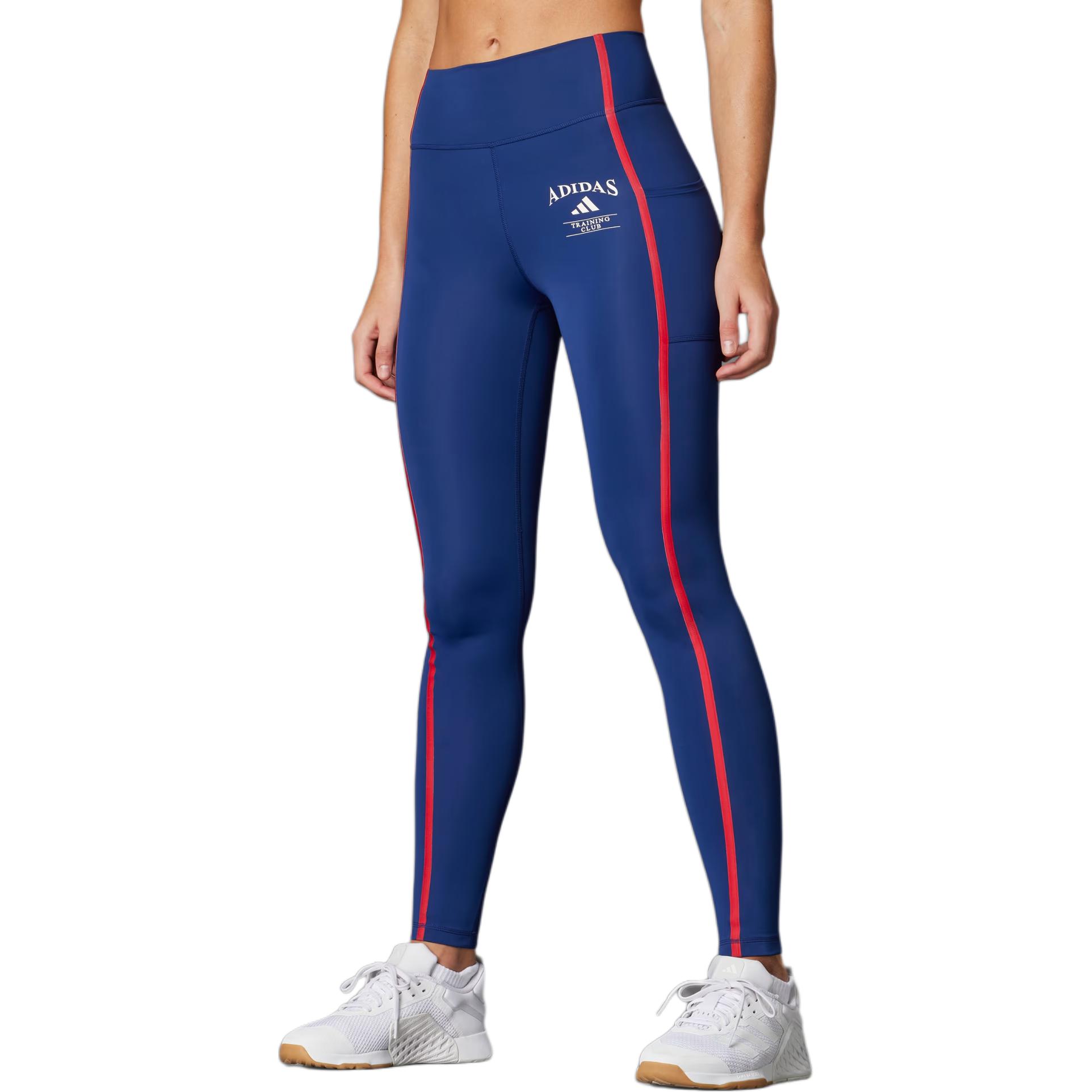Adidas Free Shipping With AdiClub Optime Heritage Full Length Leggings
