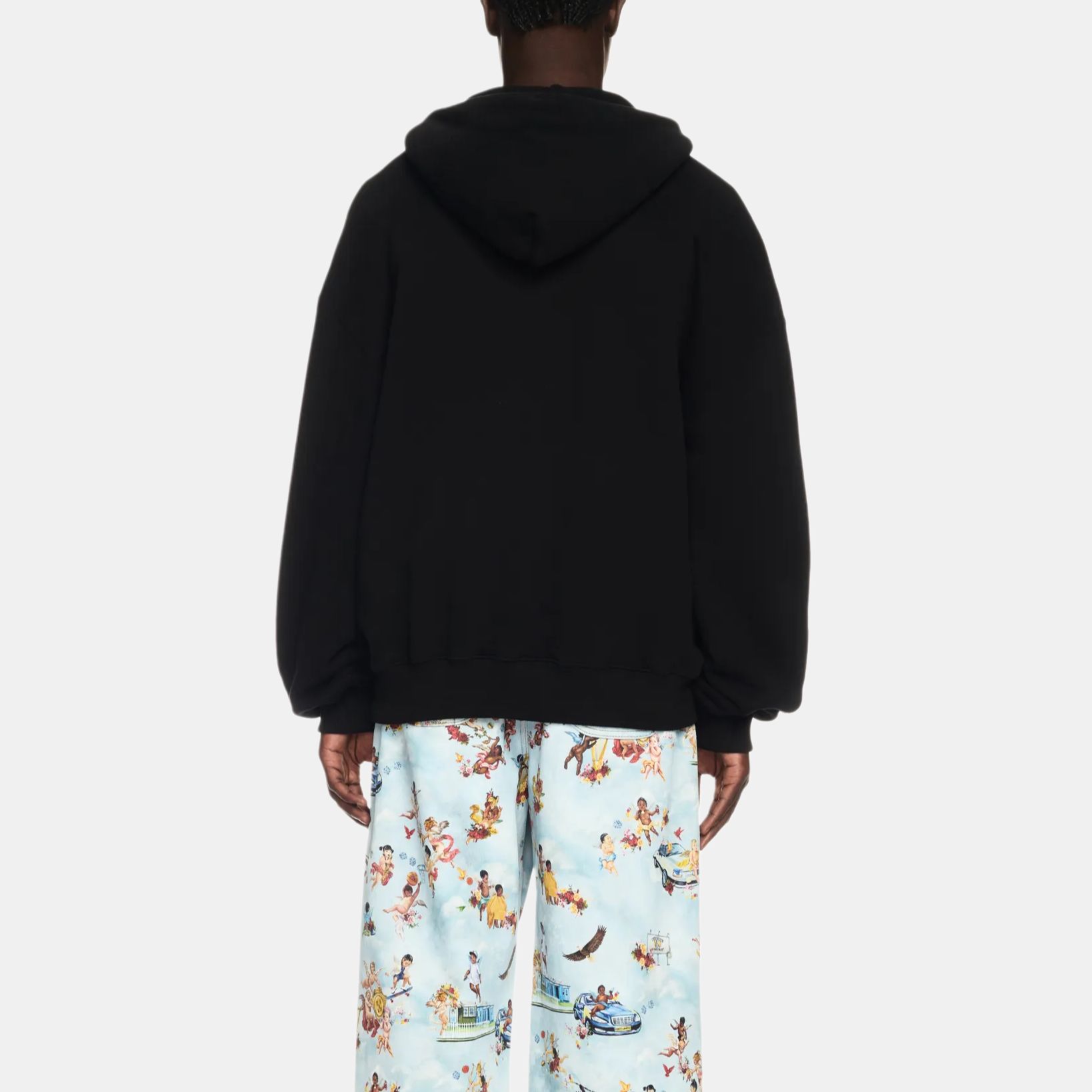 Мужское худи OFF-WHITE (черное) — фото 4