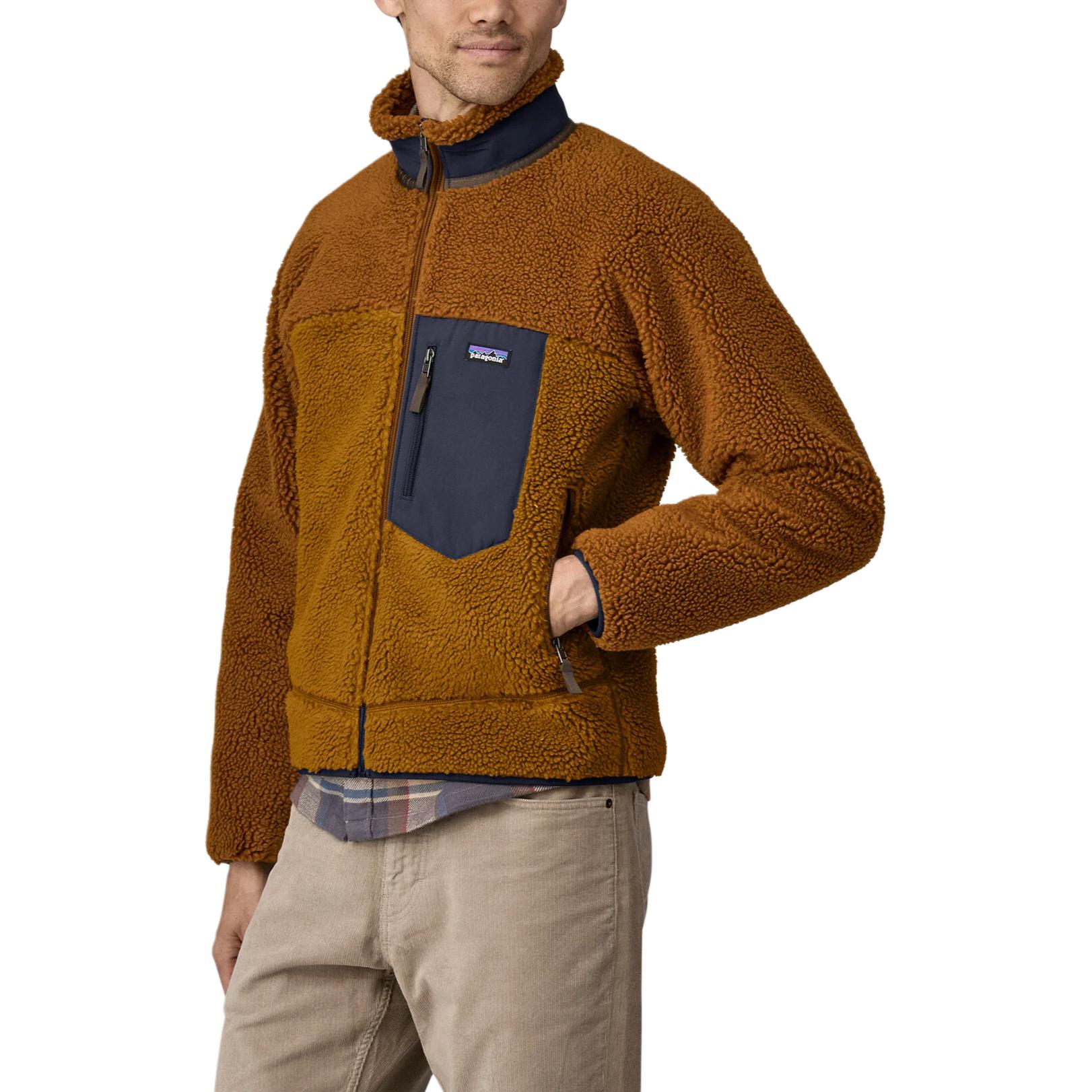 Patagonia Contrasting pocket Faux shearling Jacket