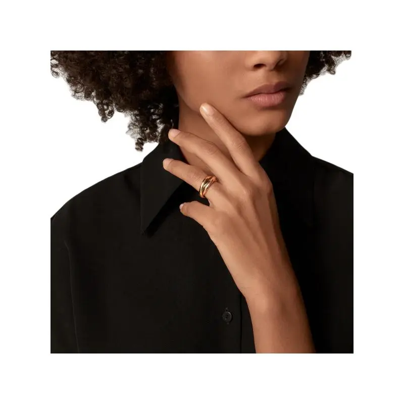CARTIER 18K Gold Rings Unisex Multicolor