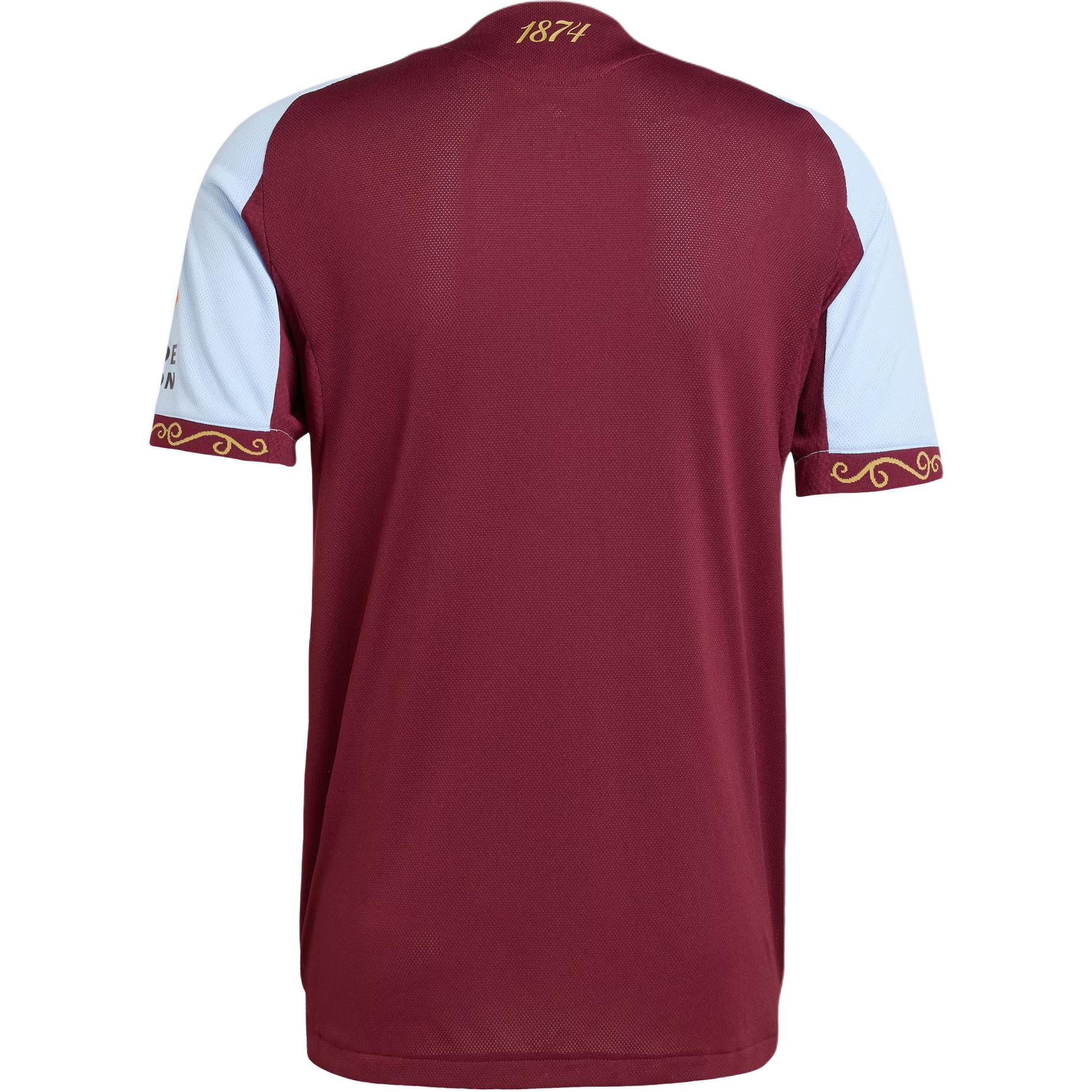 Adidas Free Shipping With AdiClub Aston Villa Fc 25/26 Home Authentic Jersey