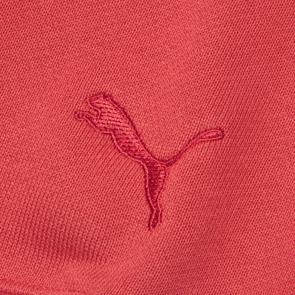 Мужское худи PUMA MICHAEL LAU Graphic Crew Fleece (красное) — фото 3
