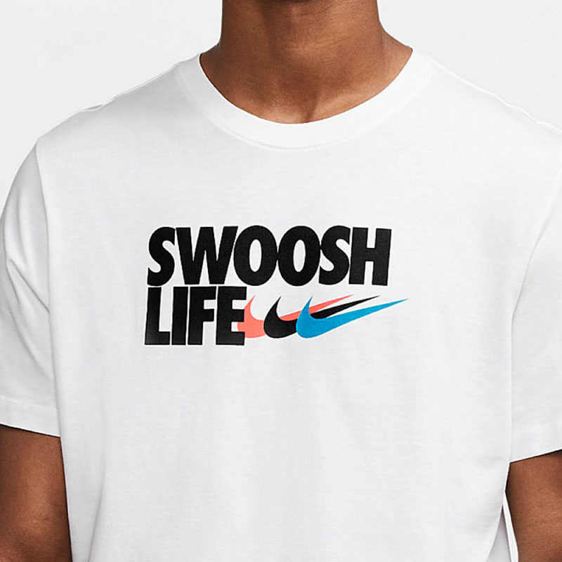 Мужская футболка Nike (белая) — фото 2