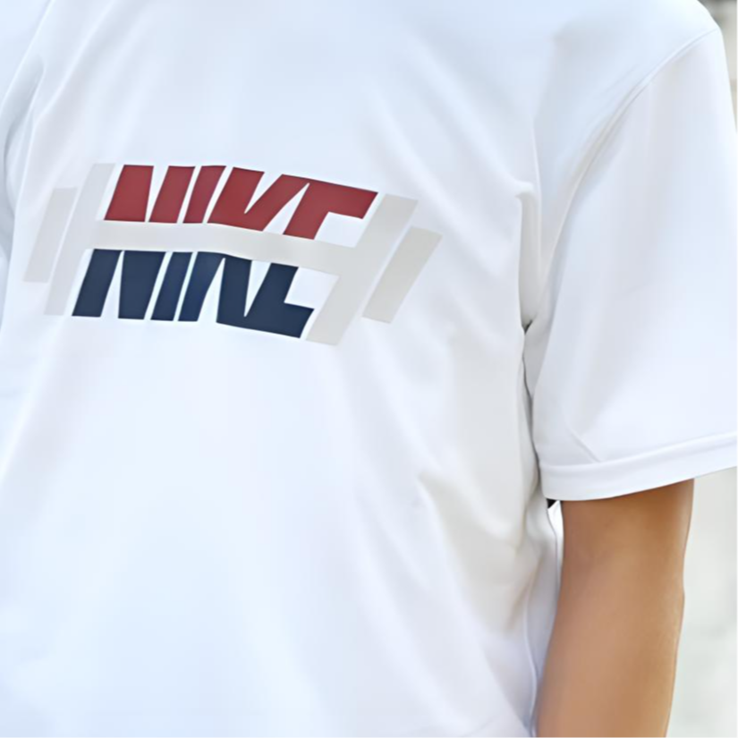 Мужская футболка Nike Dri-FIT Legend Logo (белая) — фото 5
