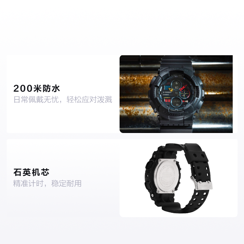 Мужские часы Casio G-Shock (черные) — фото 2