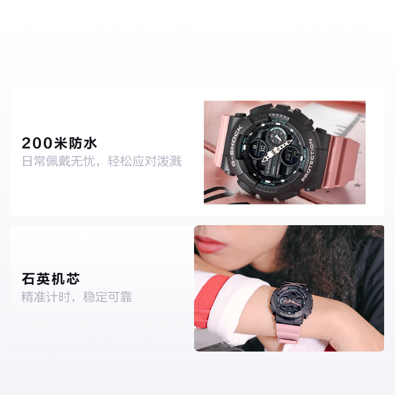 Женские часы Casio G-SHOCK Youth (черные) — фото 2