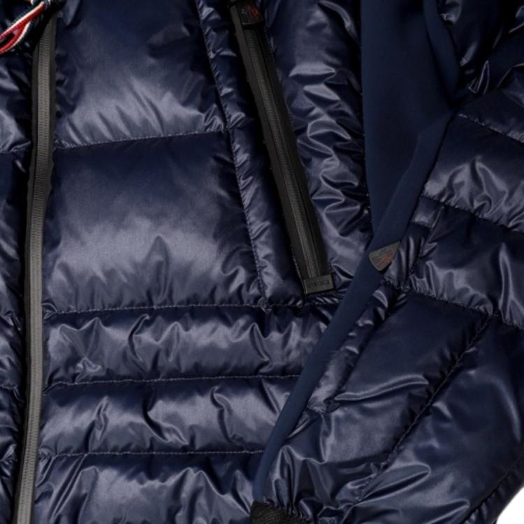 Мужская куртка Moncler Grenoble Canmore (темно-синяя) — фото 5