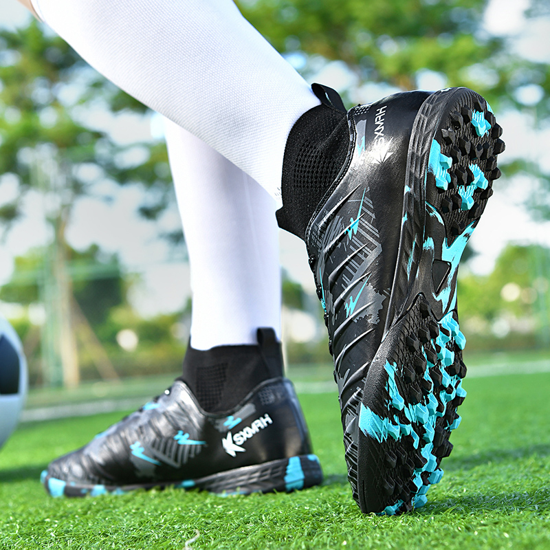 DOUBLE STAR 88 Abrasion Resistant Lightweight Wear resistant And Lightweight Soccer Shoes Unisex Black
