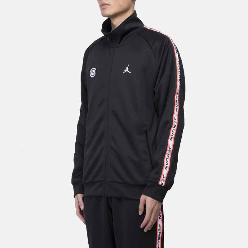 Мужские шорты Jordan x CLOT Mesh Shorts (черные) — фото 4