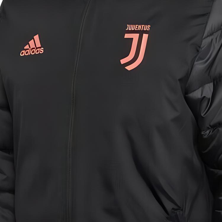 Мужская куртка adidas Ювентус (черная) — фото 5