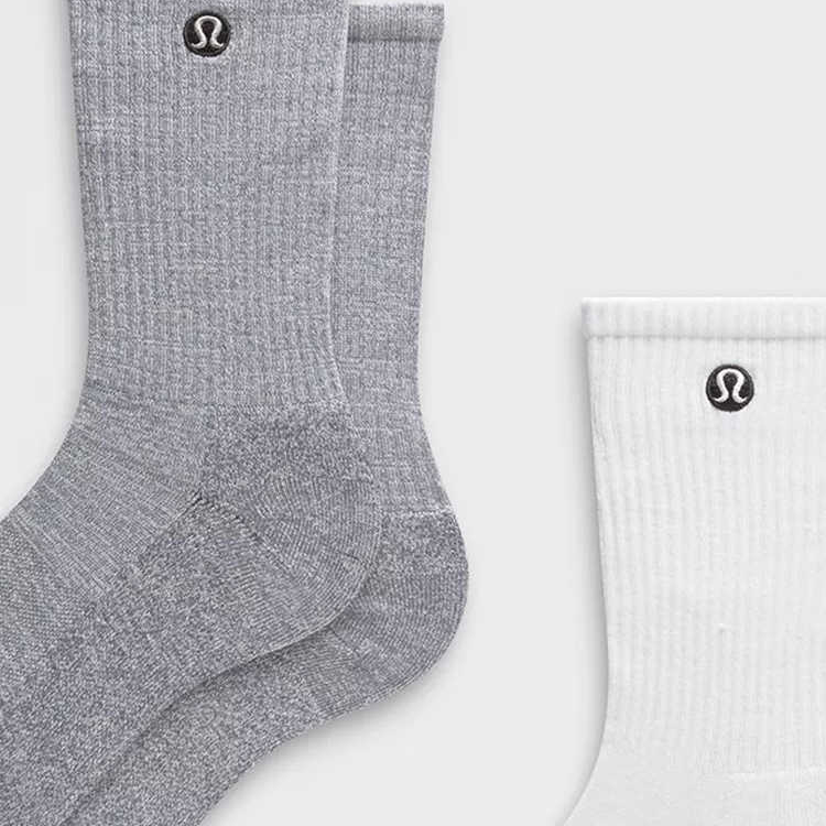 Lululemon Daily Essential Crew Socks Unisex 3 Pack