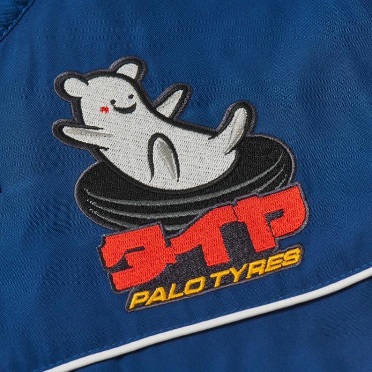 Куртка Palace SS24 FASTER JACKET (бело-синяя) — фото 5