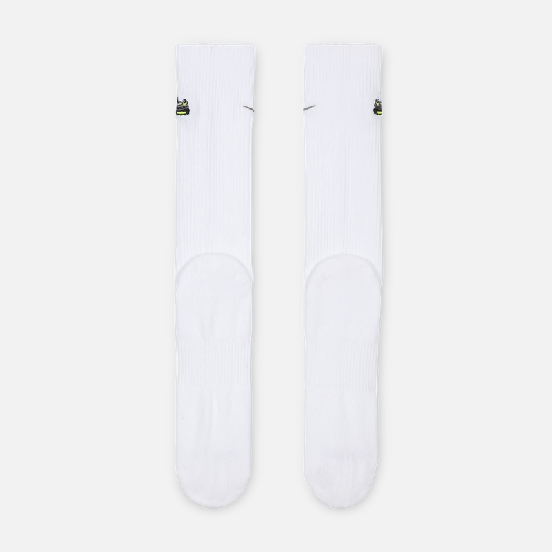 Nike Air Max 95 Crew Socks Unisex 1 Pack White/Medium Gray