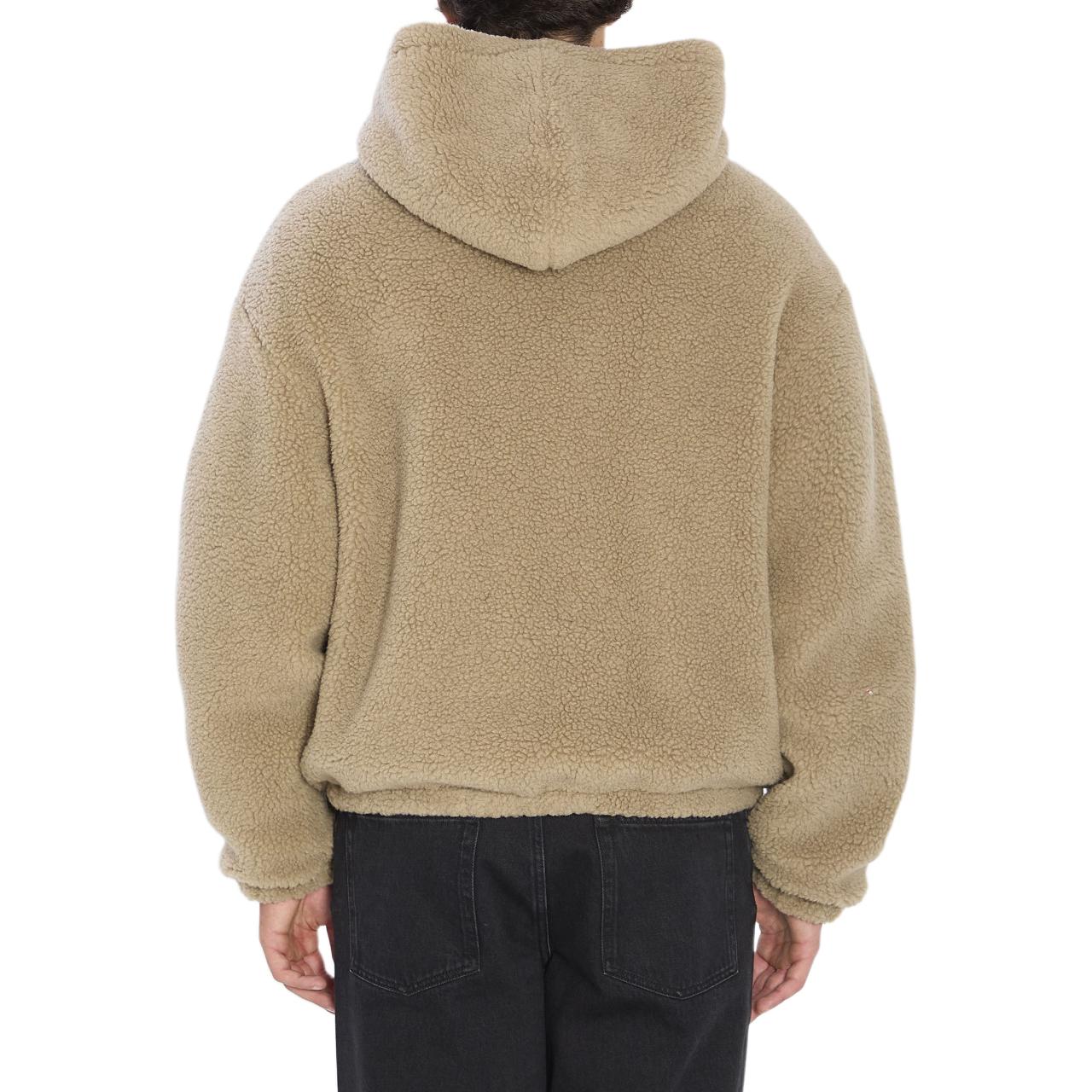 Мужская куртка CELINE Hooded Jacket (черная) — Бежевый — фото 4