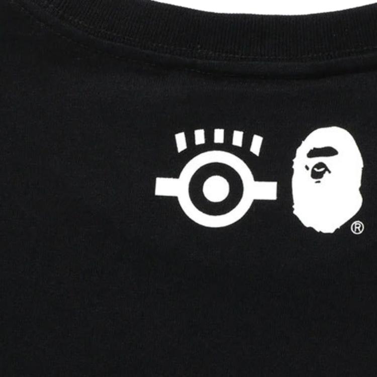 Мужская футболка A BATHING APE x MINIONS (белая) — фото 3