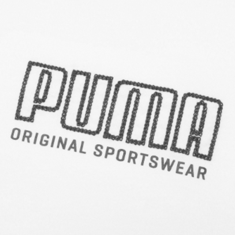 Мужская футболка PUMA (белая) — фото 3
